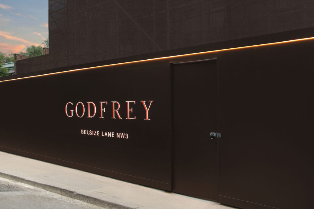 Godfrey London hoarding