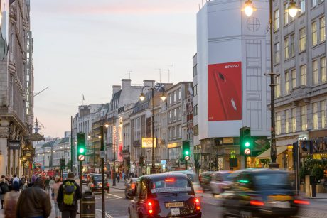 Printed building wrap - The Strand