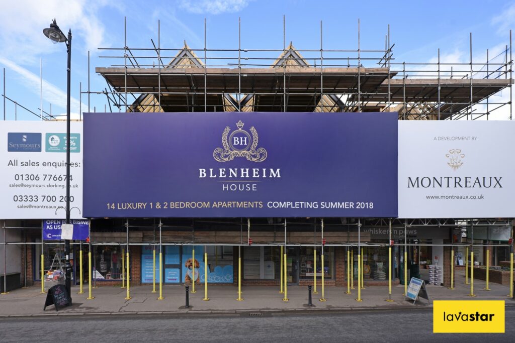 Large Scaffolding Banner Wrap in Surrey