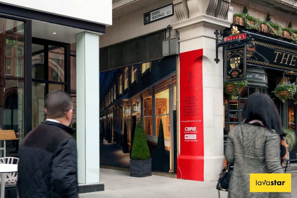 Marketing Suite Entrance Signage London