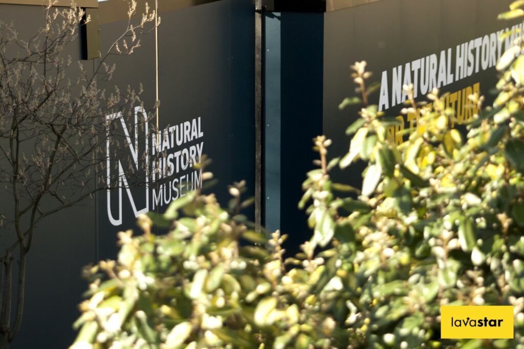 Printed site fencing graphics in London