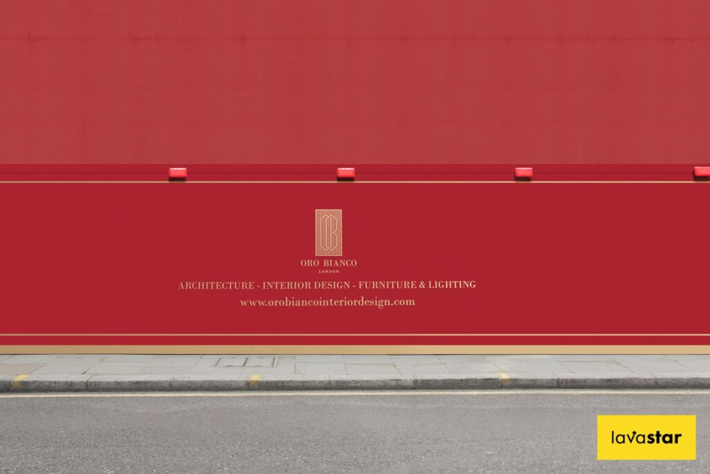 Printed retails hoarding for shop in London