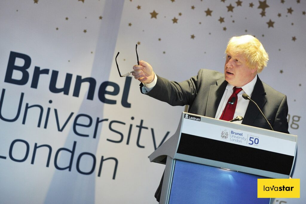 Printed stage backdrops for Brunel