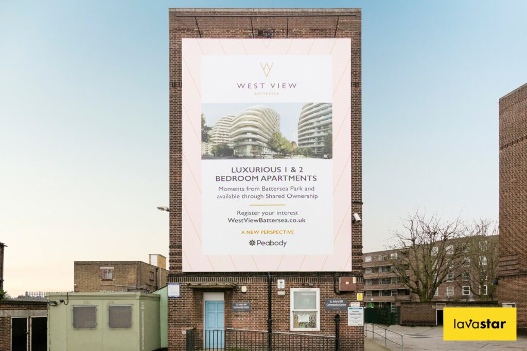 Tensioned banner installation