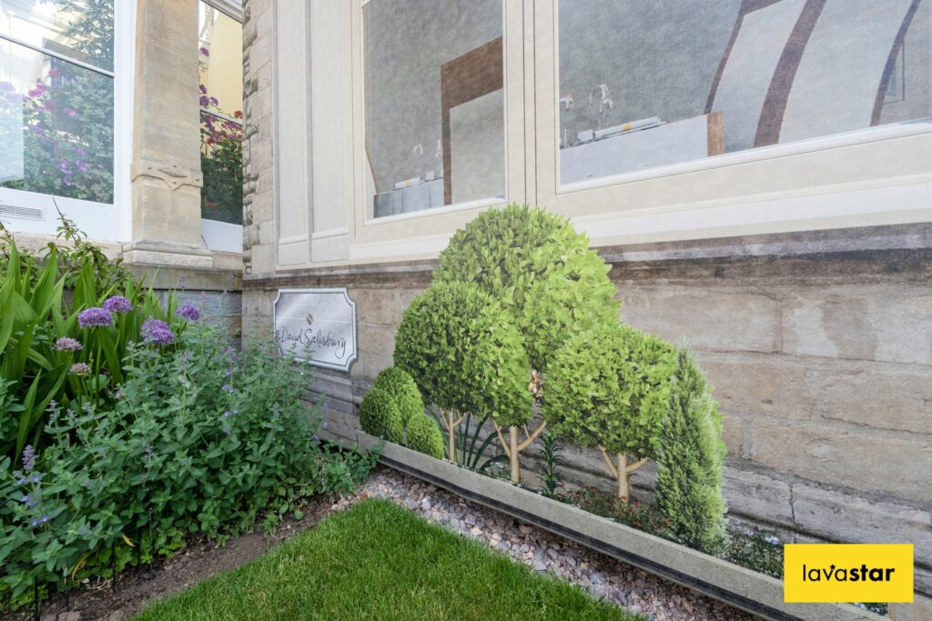 printed cgi on scaffolding banner