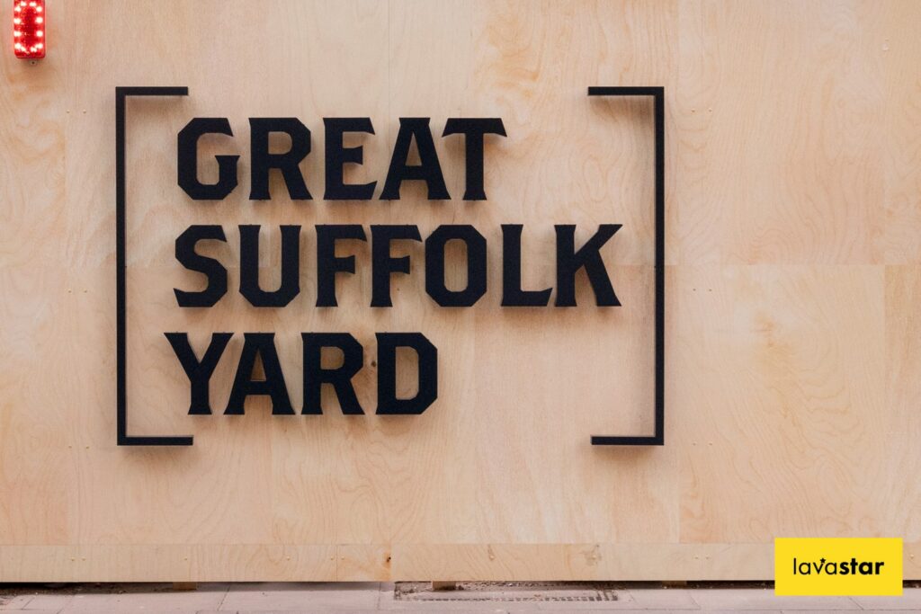 Great Suffolk Yard hoarding design