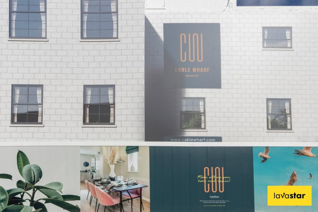 Facade print building wrap