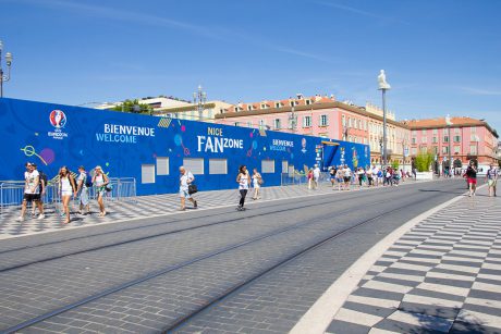 Fan zones and stadium branding