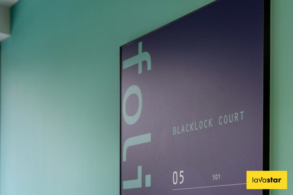 Wayfinding Internal Directory Board installation