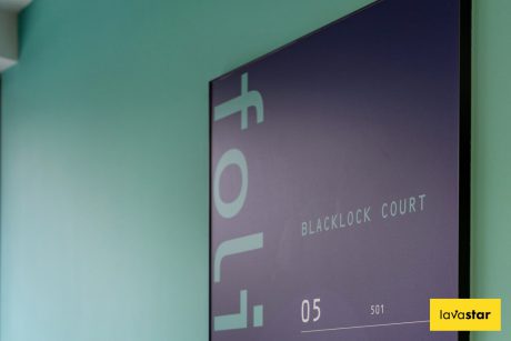 Wayfinding Internal Directory Board installation