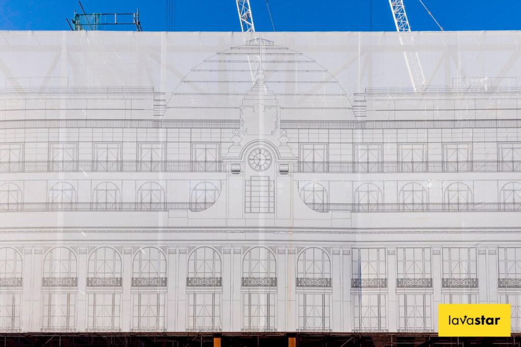 Fire Safe printed building wrap