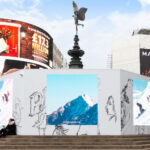 Dibond vinyl hoarding in london