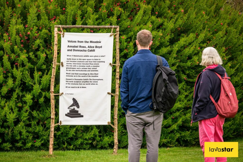 Natural wood sustainable sign