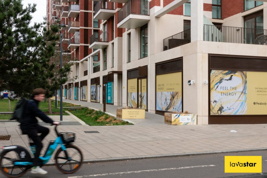 Printed perforated window vinyls