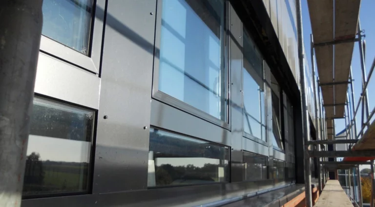 Vinyl wrapping for outdoor facades